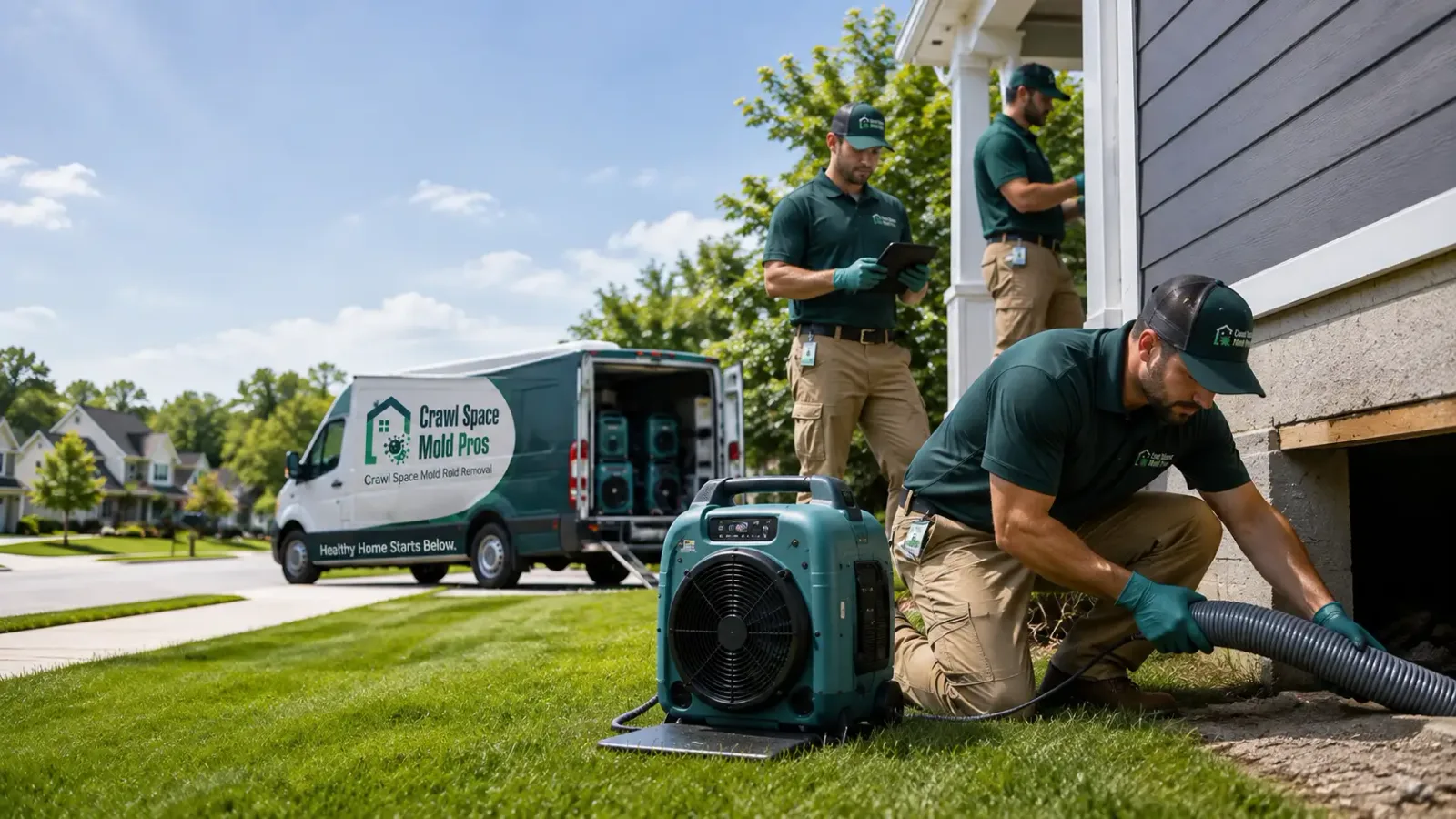 Crawl Space Mold Removal in Berryville, VA